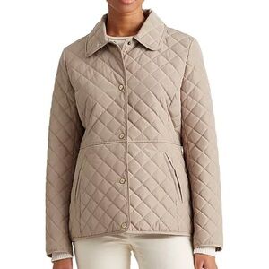 Ralph Lauren| Women's Quilted Tan Jacket